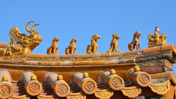 dragon dans les architectures chinoises